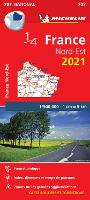 Book Cover for Northeastern France 2021 - Michelin National Map 707 by Michelin