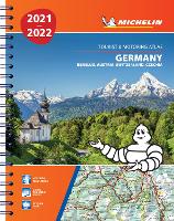 Book Cover for Germany, Benelux, Austria, Switzerland, Czech Republic 2021 / 2022 - Tourist and Motoring Atlas (A4-Spiral) by Michelin