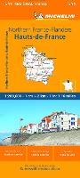 Book Cover for Nord-Pas-de-Calais, Picardy - Michelin Regional Map 511 by Michelin