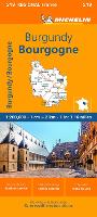 Book Cover for Burgundy - Michelin Regional Map 519 by Michelin