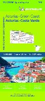 Book Cover for Asturias, Costa Verde - Zoom Map 142 by Michelin