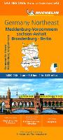 Book Cover for Germany Northeast - Michelin Regional Map 542 by Michelin