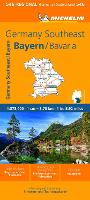 Book Cover for Germany Southeast, Bavaria - Michelin Regional Map 546 by Michelin