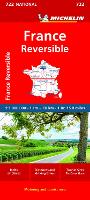 Book Cover for France - Reversible - Michelin National Map 722 by Michelin