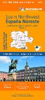 Book Cover for Espana Noroeste : Castilla y Leon, Madrid- Michelin Regional Map 575 by Michelin