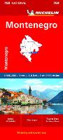 Book Cover for Montenegro - Michelin National Map 780 by Michelin