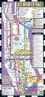 Book Cover for Streetwise Map Manhattan - Laminated City Center Street Map of Manhattan Subway Bus: City Plans by Michelin