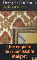 Book Cover for Cecile est morte (Une enquete du commissaire Maigret) by Georges Simenon