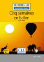 Book Cover for Cinq semaines en ballon - Livre + audio online by Jules Verne