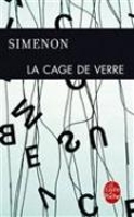 Book Cover for La cage de verre by Georges Simenon