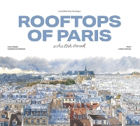 Book Cover for Rooftops of Paris sketchbook by Carl Norac