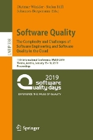 Book Cover for Software Quality: The Complexity and Challenges of Software Engineering and Software Quality in the Cloud by Dietmar Winkler