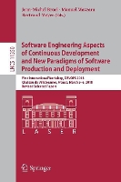 Book Cover for Software Engineering Aspects of Continuous Development and New Paradigms of Software Production and Deployment First International Workshop, DEVOPS 2018, Chateau de Villebrumier, France, March 5-6, 20 by Jean-Michel Bruel