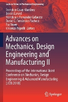 Book Cover for Advances on Mechanics, Design Engineering and Manufacturing II by Francisco CavasMartínez