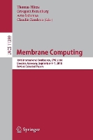 Book Cover for Membrane Computing by Thomas Hinze