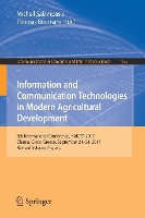 Book Cover for Information and Communication Technologies in Modern Agricultural Development by Michail Salampasis