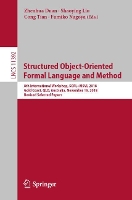 Book Cover for Structured Object-Oriented Formal Language and Method by Zhenhua Duan