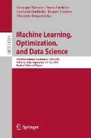 Book Cover for Machine Learning, Optimization, and Data Science by Giuseppe Nicosia