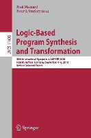 Book Cover for Logic-Based Program Synthesis and Transformation by Fred Mesnard