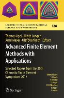 Book Cover for Advanced Finite Element Methods with Applications by Thomas Apel