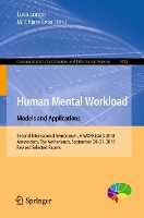 Book Cover for Human Mental Workload: Models and Applications by Luca Longo