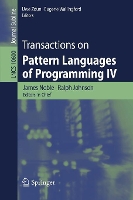 Book Cover for Transactions on Pattern Languages of Programming IV by James Noble