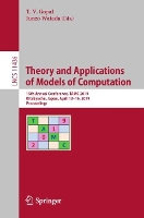 Book Cover for Theory and Applications of Models of Computation by T.V. Gopal