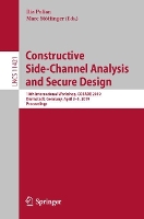 Book Cover for Constructive Side-Channel Analysis and Secure Design by Ilia Polian