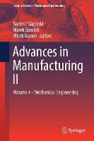 Book Cover for Advances in Manufacturing II by Bartosz Gapiski