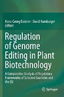 Book Cover for Regulation of Genome Editing in Plant Biotechnology by Hans-Georg Dederer