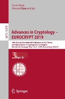 Book Cover for Advances in Cryptology – EUROCRYPT 2019 by Yuval Ishai