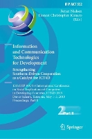 Book Cover for Information and Communication Technologies for Development. Strengthening Southern-Driven Cooperation as a Catalyst for ICT4D 15th IFIP WG 9.4 International Conference on Social Implications of Comput by Petter Nielsen