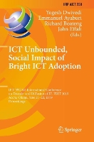 Book Cover for ICT Unbounded, Social Impact of Bright ICT Adoption by Yogesh Dwivedi