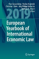 Book Cover for European Yearbook of International Economic Law 2019 by Marc Bungenberg