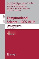 Book Cover for Computational Science – ICCS 2019 by João M F Rodrigues