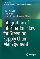 Book Cover for Integration of Information Flow for Greening Supply Chain Management by Adam Kolinski