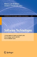 Book Cover for Software Technologies by Marten van Sinderen