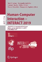 Book Cover for Human-Computer Interaction – INTERACT 2019 by David Lamas
