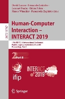 Book Cover for Human-Computer Interaction – INTERACT 2019 by David Lamas