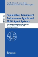 Book Cover for Explainable, Transparent Autonomous Agents and Multi-Agent Systems by Davide Calvaresi