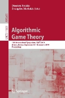 Book Cover for Algorithmic Game Theory by Dimitris Fotakis