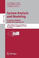 Book Cover for System Analysis and Modeling. Languages, Methods, and Tools for Industry 4.0 by Pau Fonseca i Casas