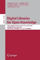 Book Cover for Digital Libraries for Open Knowledge by Antoine Doucet