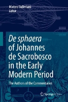 Book Cover for De sphaera of Johannes de Sacrobosco in the Early Modern Period by Matteo Valleriani