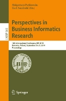 Book Cover for Perspectives in Business Informatics Research by Ma?gorzata Pa?kowska