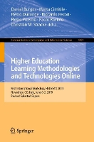 Book Cover for Higher Education Learning Methodologies and Technologies Online by Daniel Burgos