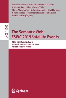 Book Cover for The Semantic Web: ESWC 2019 Satellite Events by Pascal Hitzler