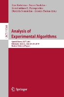 Book Cover for Analysis of Experimental Algorithms by Ilias Kotsireas