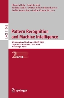 Book Cover for Pattern Recognition and Machine Intelligence by Bhabesh Deka