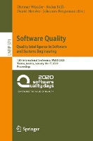 Book Cover for Software Quality: Quality Intelligence in Software and Systems Engineering by Dietmar Winkler